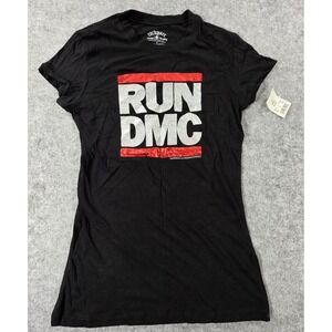 NWT Run DMC 2007 T-shirt Glitter Anthill Trading Rockware Shirt Women's S Y2K
